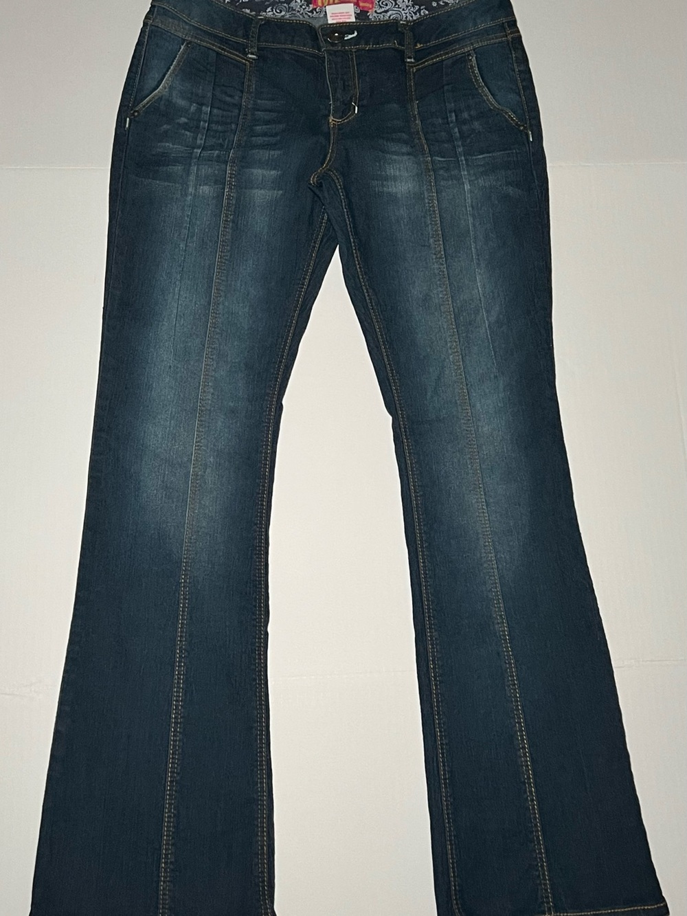 Tyte American Standard Y2K Dark Wash Flare Jeans Size 13 Stretch